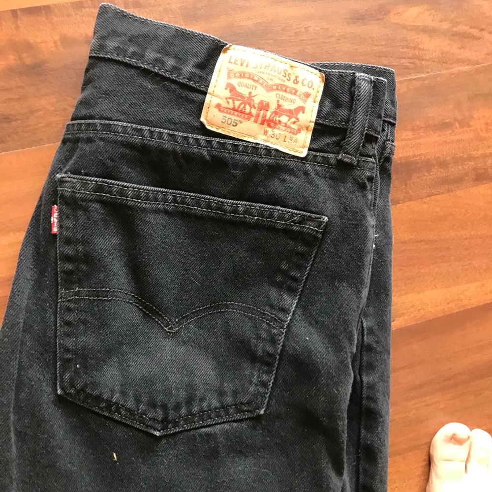 Men’s black jeans